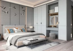 Biến tủ quần áo thành điểm nhấn cho phòng ngủ