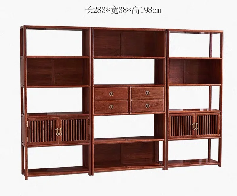 Cặp 3 giá sách Phù Khê