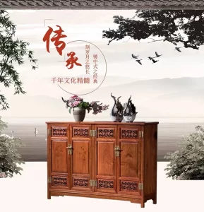 Tủ giày đồ gỗ mẫu Trung Quốc đẹp