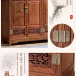 Tủ giày đồ gỗ mẫu Trung Quốc đẹp