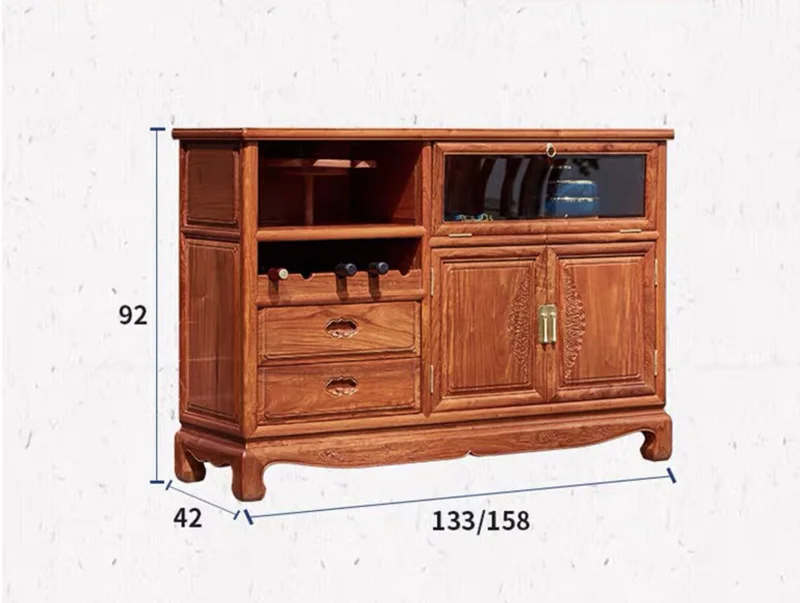 Tủ rượu tủ đồ mini gỗ hương