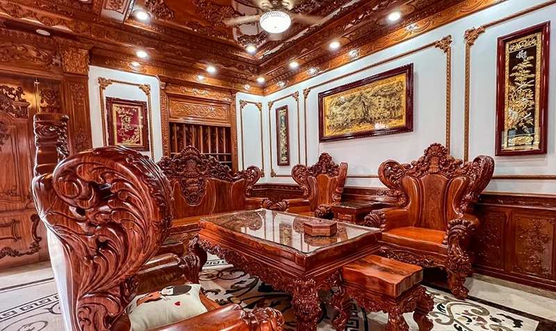 Ý tưởng trang trí nội thất phòng khách bằng đồ gỗ đẹp, ấn tượng nhất